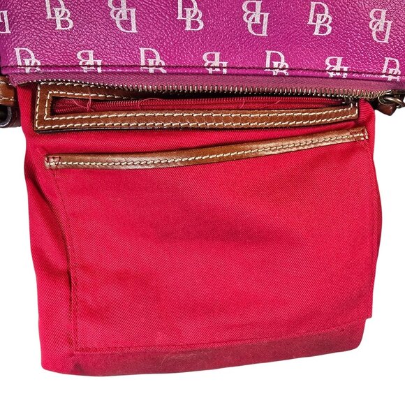 Dooney & Bourke Pink Monogram Crossbody Bag - Picture 7 of 13